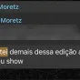 Print da conversa no WhatsApp: “Gostei demais dessa edição, ficou show.”