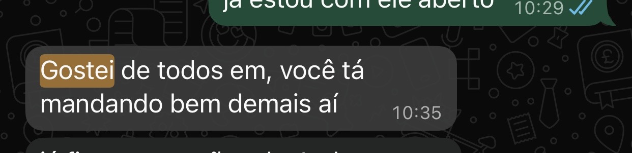 Depoimento de Cliente